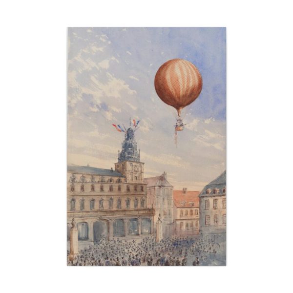 91655-206.jpg Balloon With Two Passengers by Camille Gravis Standard Canvas