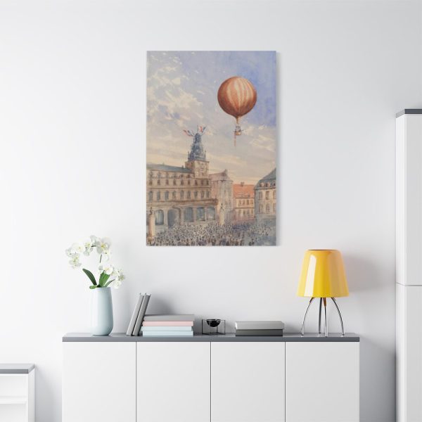 91655-207.jpg Balloon With Two Passengers by Camille Gravis Standard Canvas
