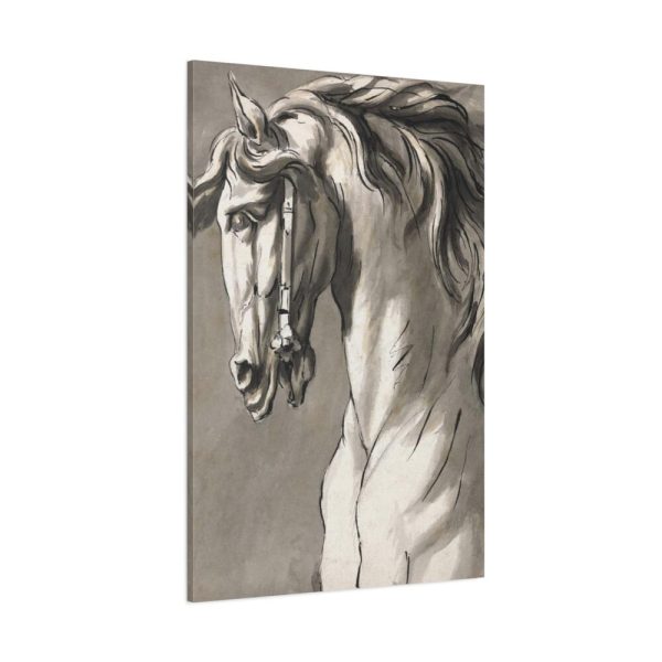 91655-210.jpg Study of a Horse's Head by John Michael Rysbrack Standard Canvas