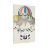 French Flag Decorated Group of Air Balloons by Leon Benett Standard Canvas