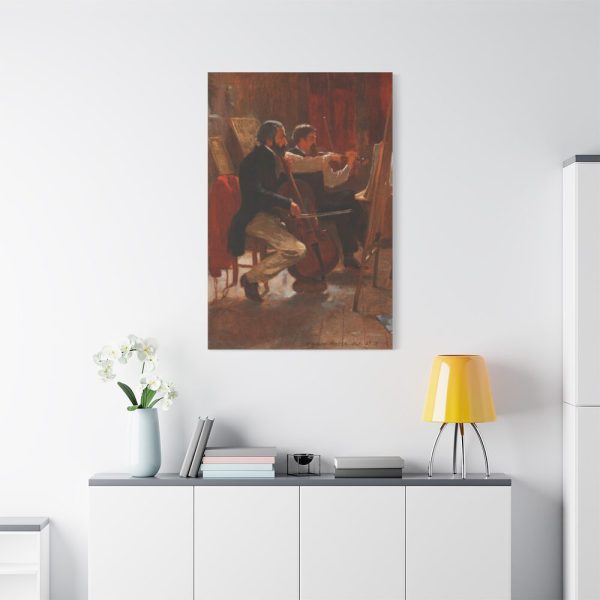 91655-227.jpg The Studio by Winslow Homer Canvas