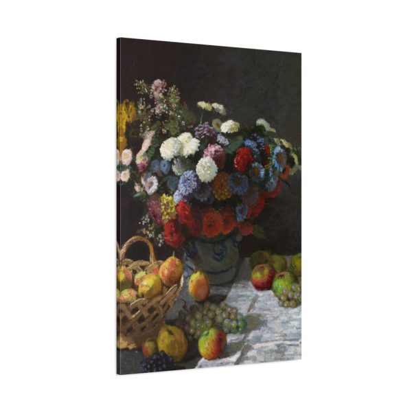 91655-230.jpg Still Life with Flowers and Fruit by Claude Monet Canvas
