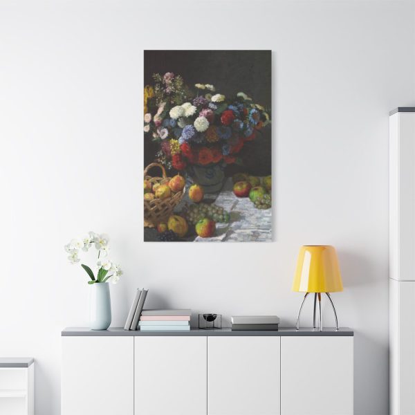 91655-232.jpg Still Life with Flowers and Fruit by Claude Monet Canvas