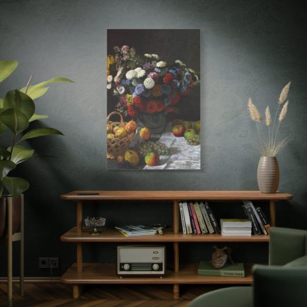 91655-234.jpg Still Life with Flowers and Fruit by Claude Monet Canvas