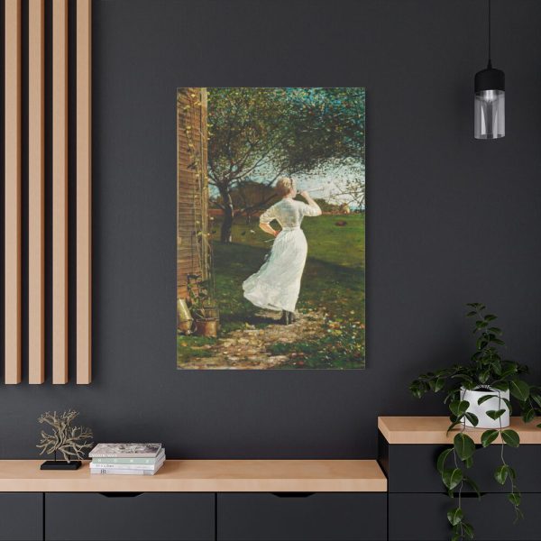 91655-43.jpg The Dinner Horne by Winslow Homer Standard Canvas