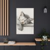 91655-53.jpg Sketch of a Sleeping Cat Standard Canvas
