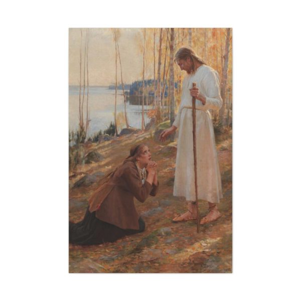 91655-6.jpg Christ and Mary Magdalene by Albert Edelfelt Standard Canvas