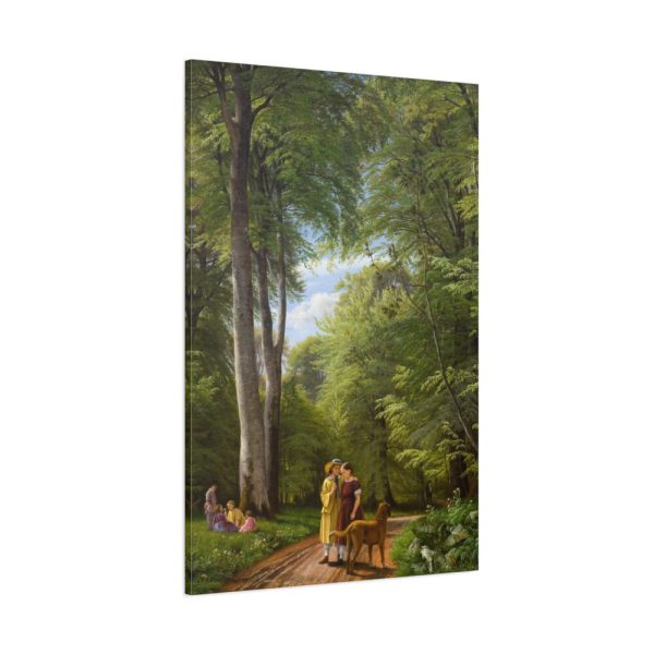 A Beech Wood in May near Iselingen Manor by P. C. Skovgaard Standard Canvas