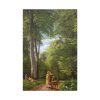 A Beech Wood in May near Iselingen Manor by P. C. Skovgaard Standard Canvas