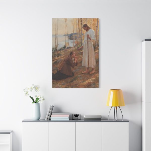 91655-7.jpg Christ and Mary Magdalene by Albert Edelfelt Standard Canvas