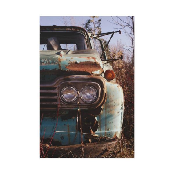 91655-91.jpg Truck Broken Headlight Standard Canvas