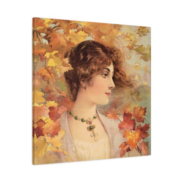 91663-100.jpg Aesthetic Woman in Autumn Standard Canvas