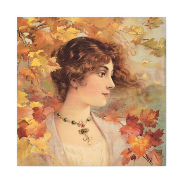 91663-101.jpg Aesthetic Woman in Autumn Standard Canvas