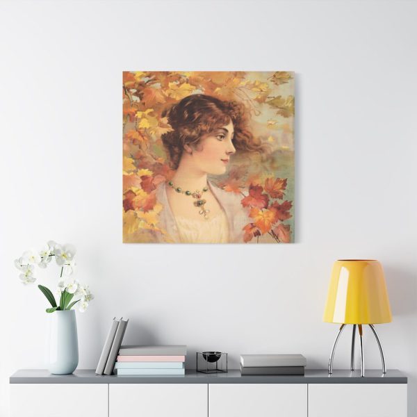 91663-102.jpg Aesthetic Woman in Autumn Standard Canvas