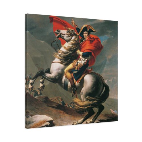 91663-105.jpg Napoleon Crossing the Alps by Jacques-Louis David Standard Canvas