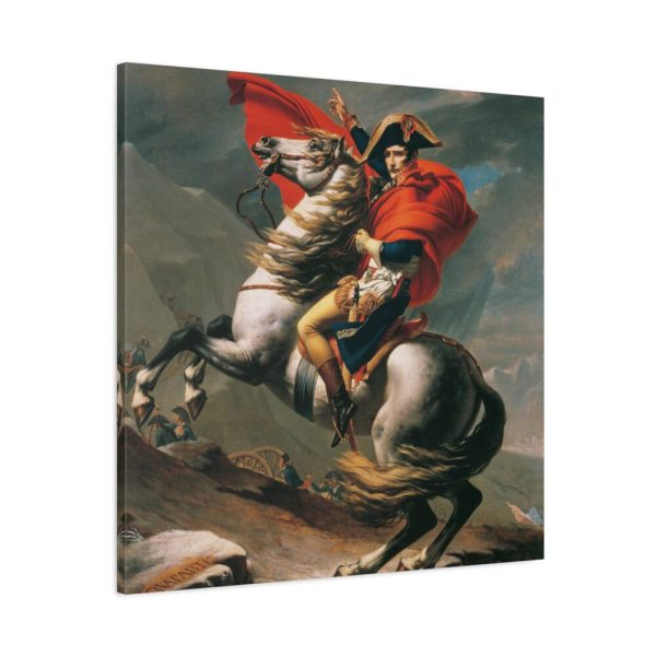 91663-105.jpg Napoleon Crossing the Alps by Jacques-Louis David Standard Canvas