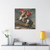 91663-107.jpg Napoleon Crossing the Alps by Jacques-Louis David Standard Canvas