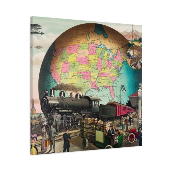 Twentieth Century Transportation by E.S Yate Standard Canvas