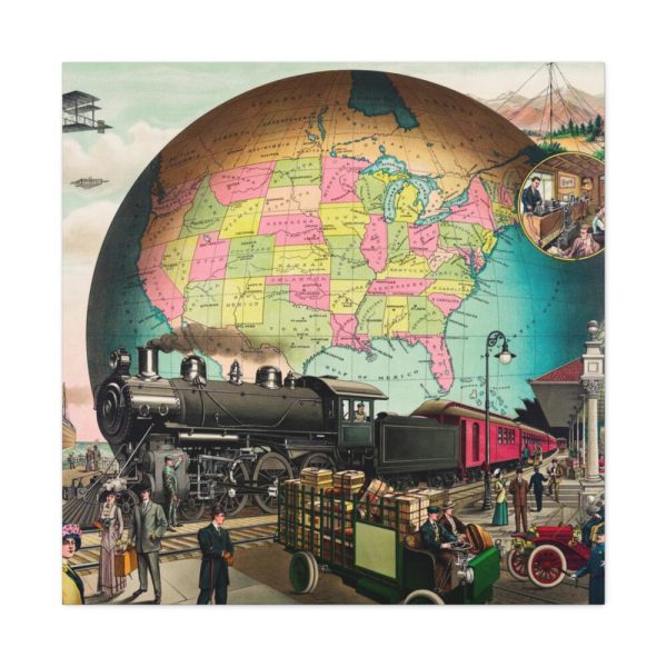 Twentieth Century Transportation by E.S Yate Standard Canvas
