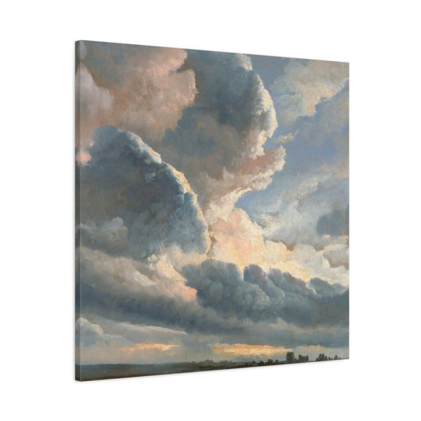 Study of Clouds with a Sunset by Simon Alexandre Clément Denis Standard Canvas