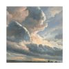 Study of Clouds with a Sunset by Simon Alexandre Clément Denis Standard Canvas