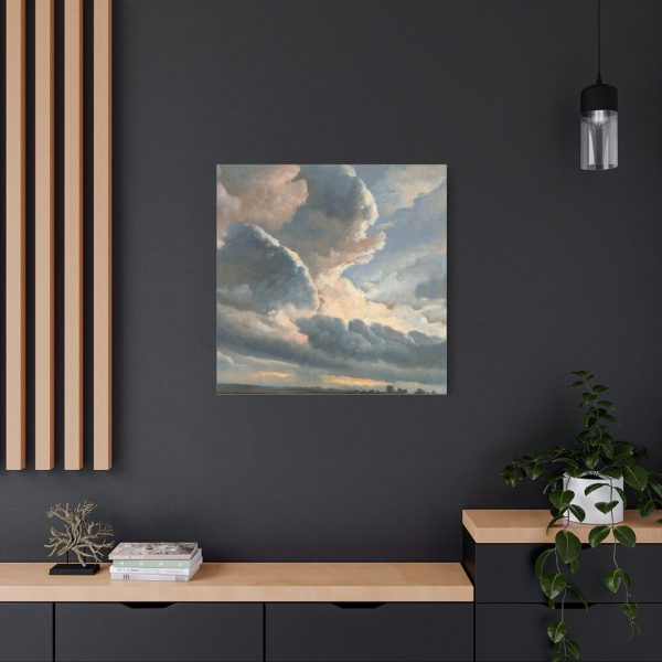 Study of Clouds with a Sunset by Simon Alexandre Clément Denis Standard Canvas