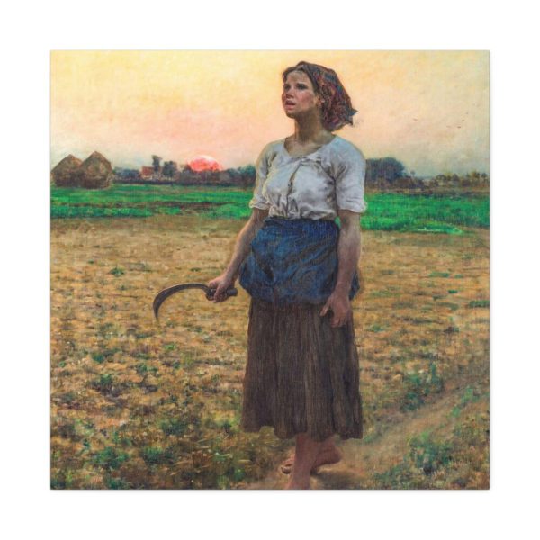 91663-121.jpg The Song of the Lark by Jules Adolphe Breton Canvas