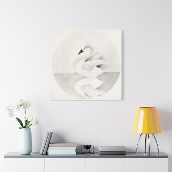 91663-22.jpg Swan by Mary Altha Nims Standard Canvas