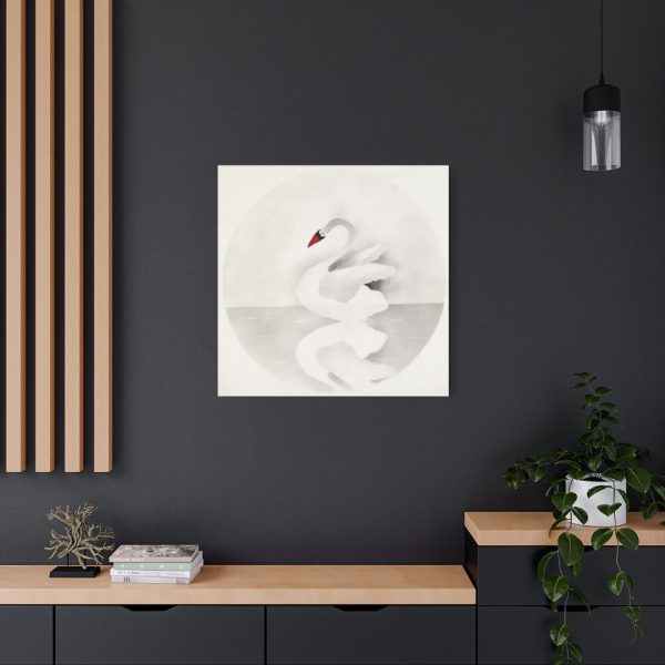 91663-23.jpg Swan by Mary Altha Nims Standard Canvas