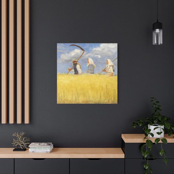 91663-3.jpg Anna Ancher's Harvesters Standard Canvas