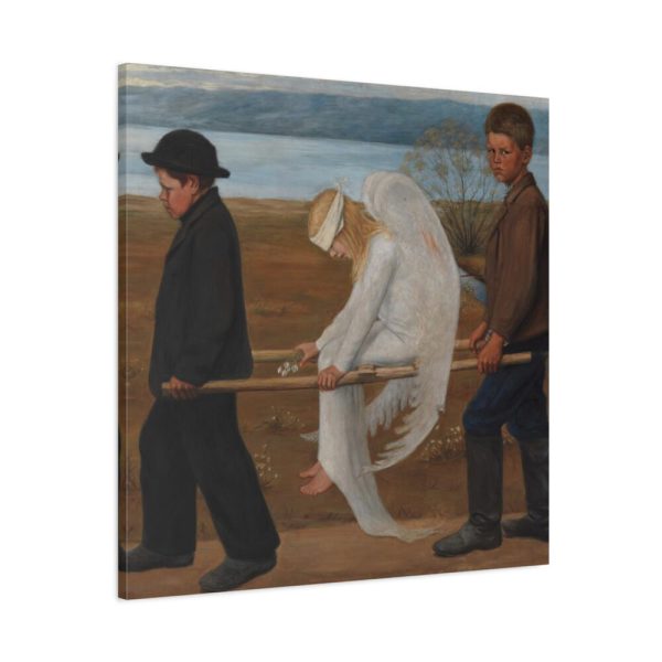 91663-55.jpg The Wounded Angel by Hugo Simberg Standard Canvas