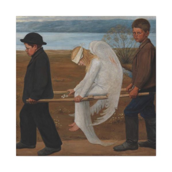 91663-56.jpg The Wounded Angel by Hugo Simberg Standard Canvas