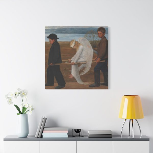 91663-57.jpg The Wounded Angel by Hugo Simberg Standard Canvas