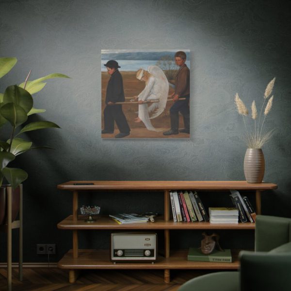 91663-59.jpg The Wounded Angel by Hugo Simberg Standard Canvas