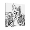 91663-65.jpg Bicycle Vintage Retro Man Standard Canvas