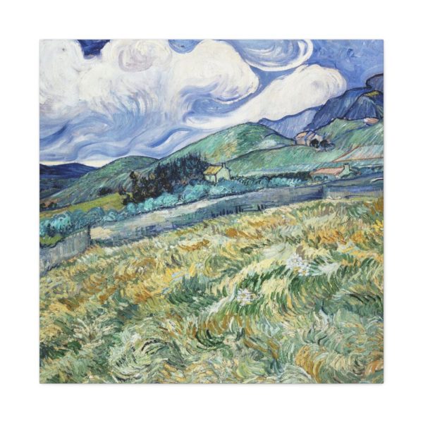Landscape from Saint-Rémy by Vincent van Gogh Standard Canvas