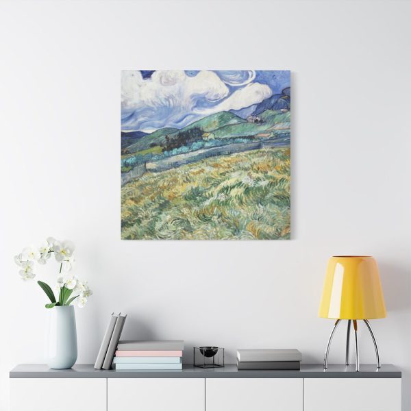 Landscape from Saint-Rémy by Vincent van Gogh Standard Canvas