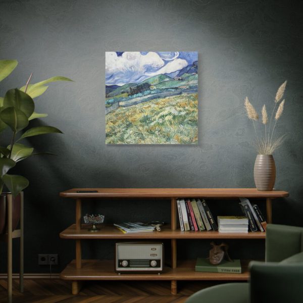 Landscape from Saint-Rémy by Vincent van Gogh Standard Canvas