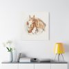 Head of a Horse With Blinkers by Jean Bernard Standard Canvas