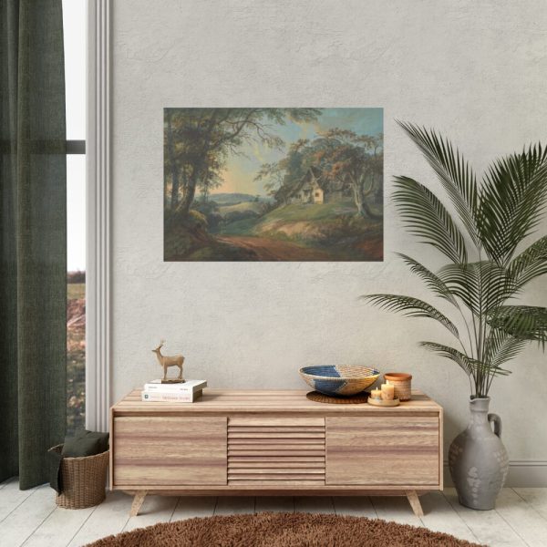 92408-1.jpg Cottage in a Landscape Poster