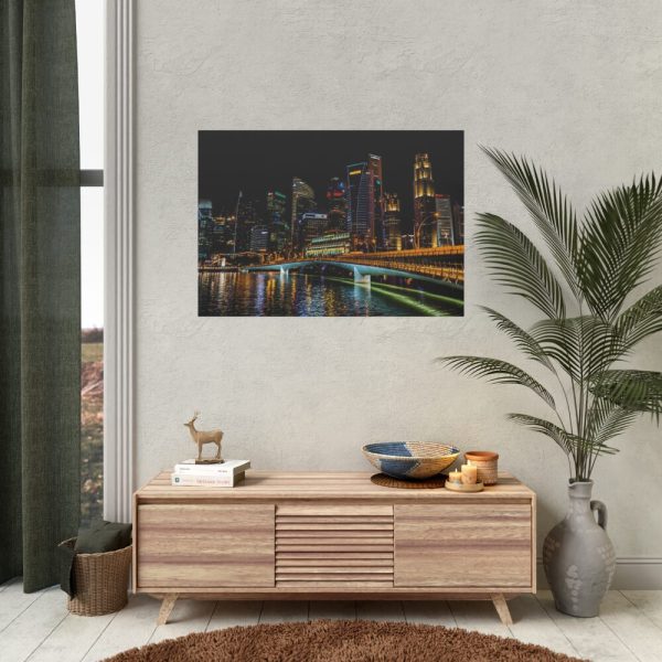 92408-103.jpg Skyscrapers lights Poster