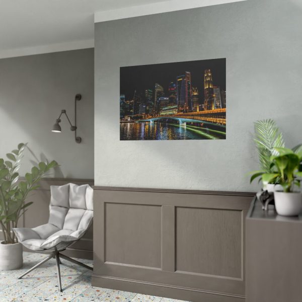 92408-104.jpg Skyscrapers lights Poster