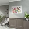 92408-116.jpg Ilustration of a Bouquet of Two Carnations Poster