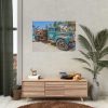 Vintage Truck on the Beach Poster