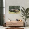 92408-175.jpg Log Truck Wrapped in Wire Poster