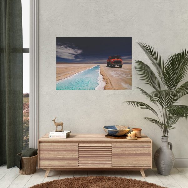 Truck on Salinas Grandes Poster