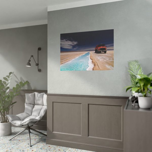 Truck on Salinas Grandes Poster