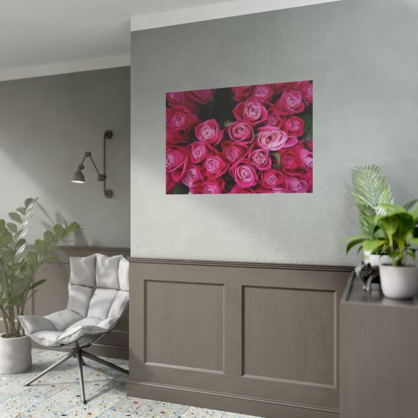 Flowers Rose Pink Bouquet Poster