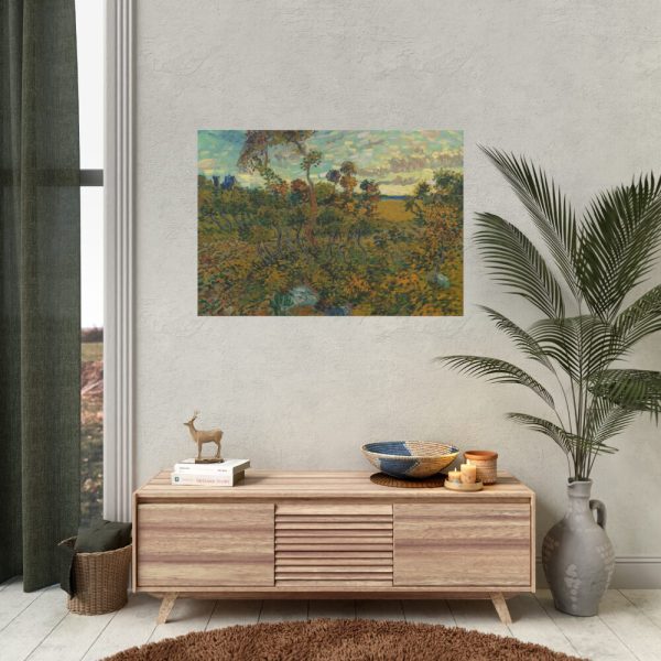 92408-196.jpg Sunset at Montmajour by Vincent van Gogh Poster