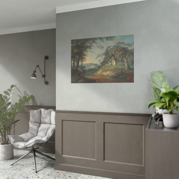 92408-2.jpg Cottage in a Landscape Poster